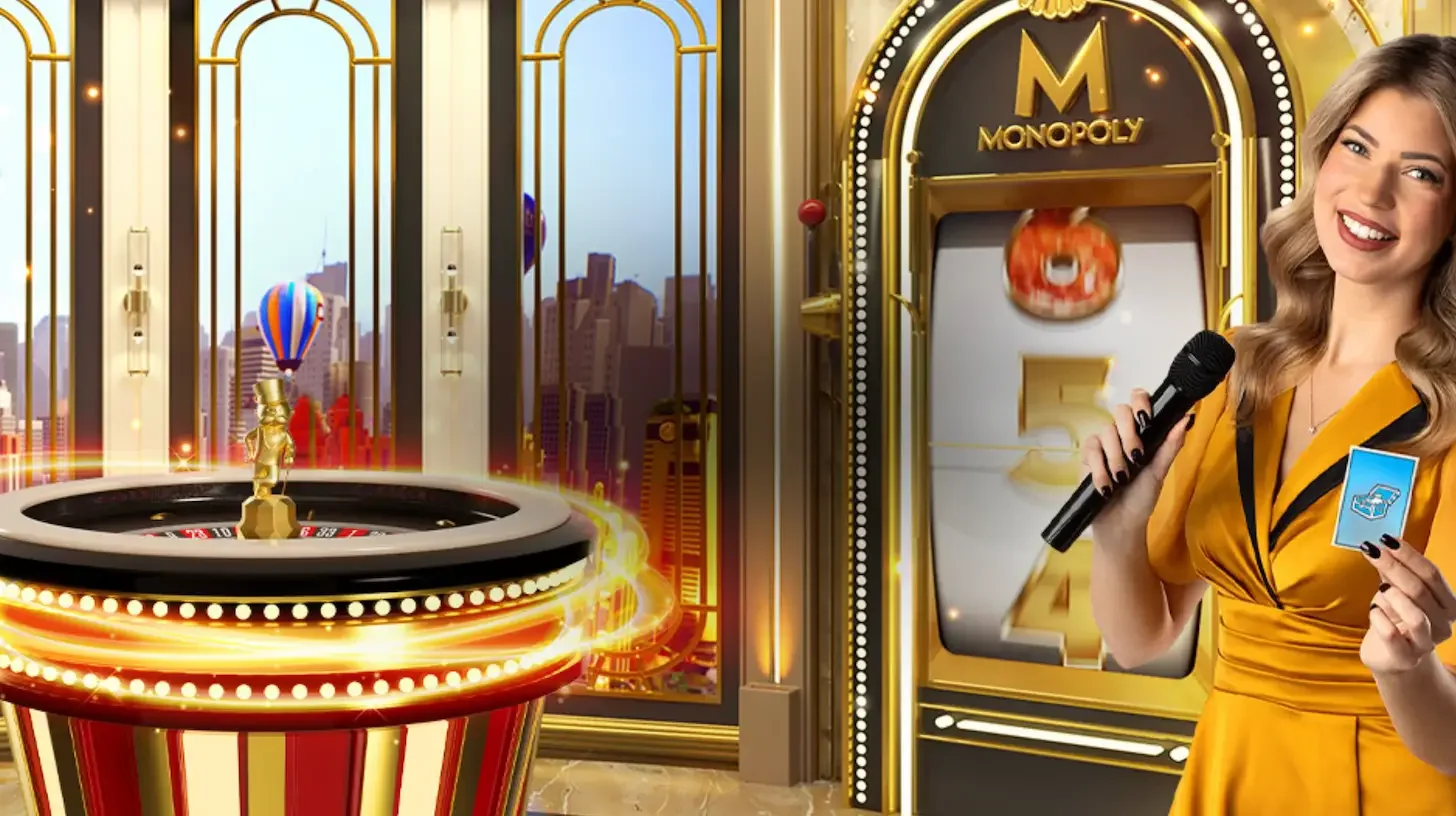 Aper&ccedil;u jeu evolution gaming monopoly roulette