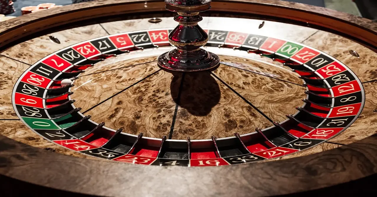 Une roulette de type am&eacute;ricaine dans un casino