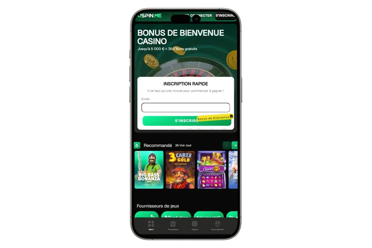 Uspin casino en ligne sur mobile