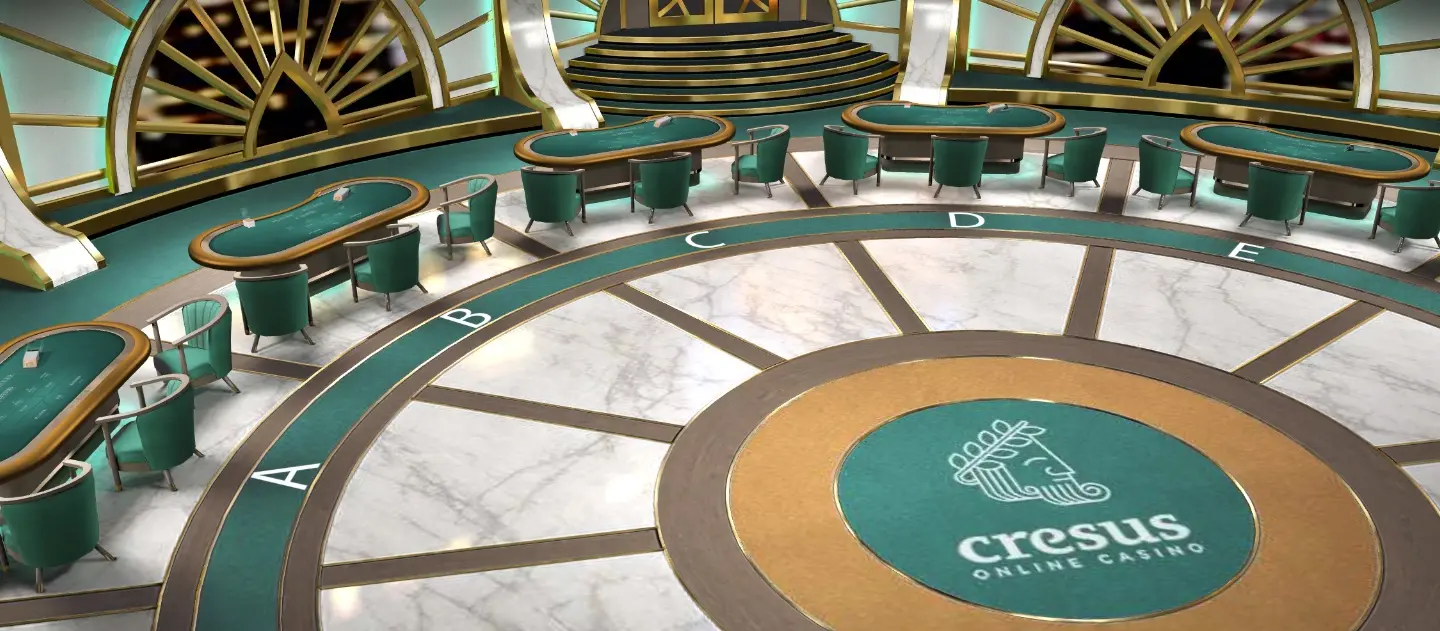Lobby baccarat cresus casino first person