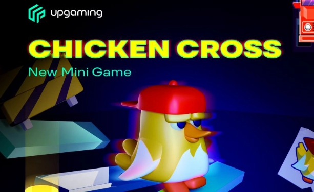 Chicken cross image logo upgaming