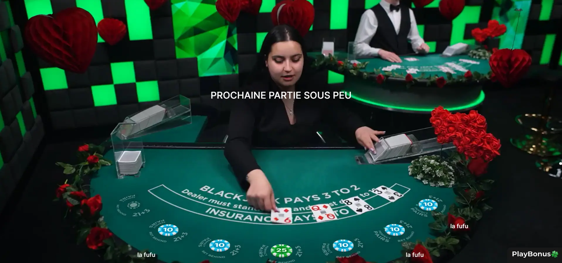 blackjack croupière casino en ligne cresus
