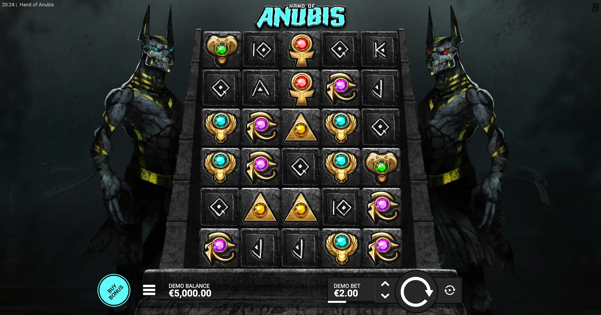 Hand of anubis slot casino