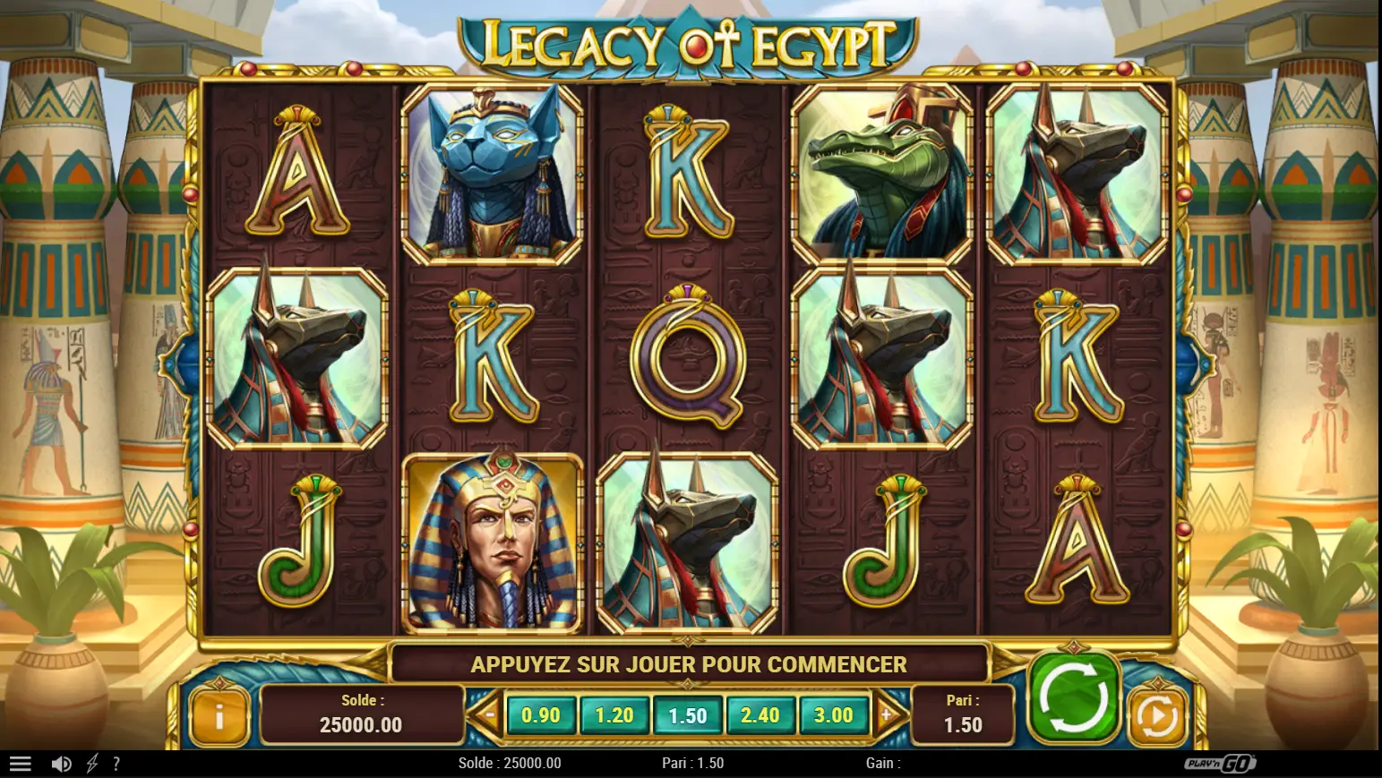 legacy of egypt slot