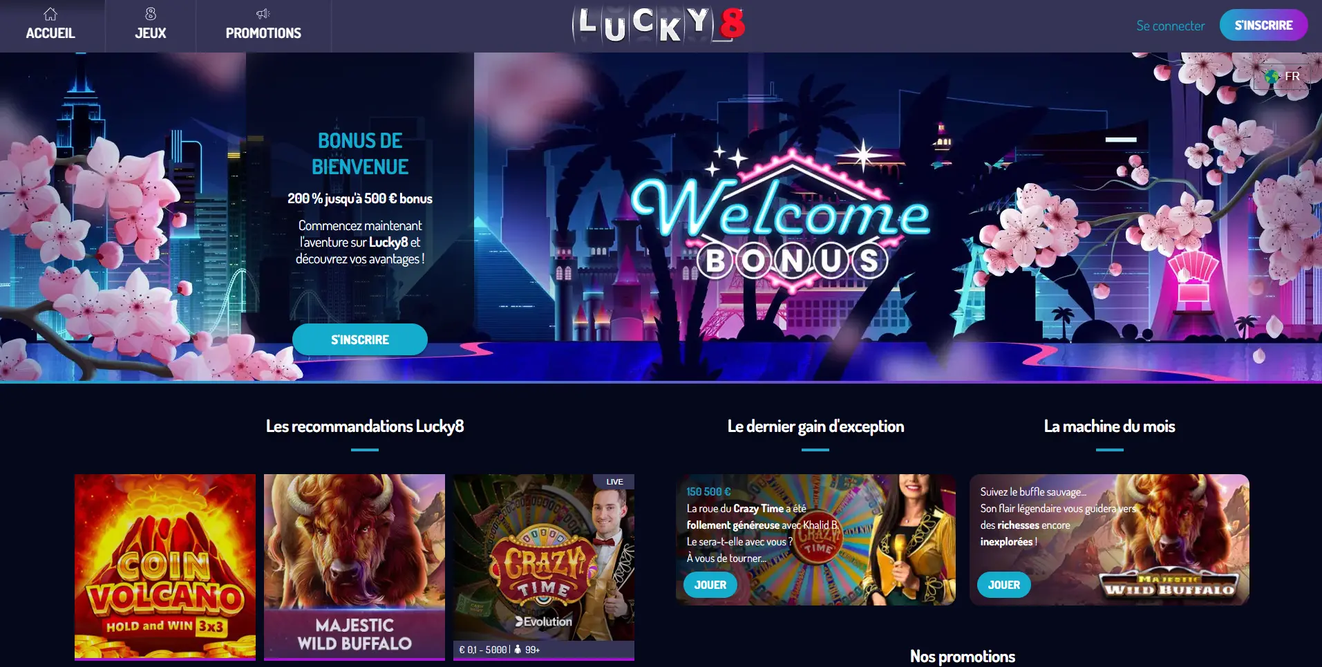 Lucky 8 Accueil casino