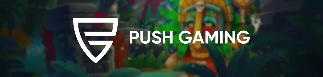 Push gaming slot casino machine à sous bannière