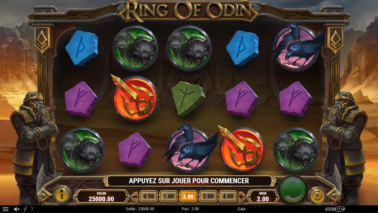 Ring of odin machine à sous slot casino