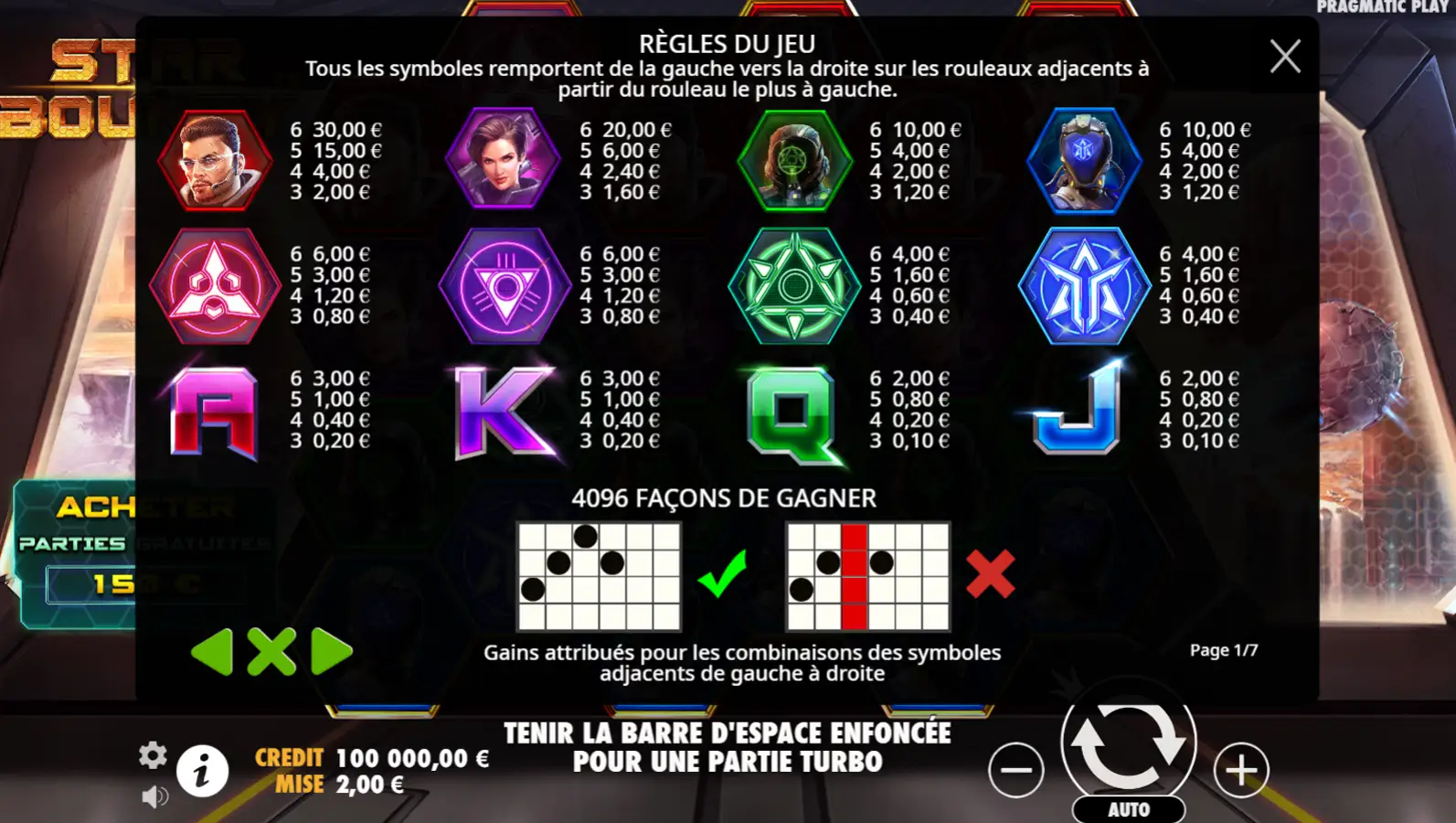 Star bounty symbols casino en ligne